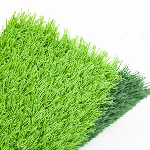 Evergreen Natural Artificial Turf Grass / Artificial Grass Roll For Soccer