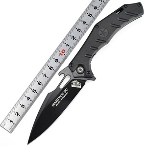 Cuchillo Plegable HOKC OEM para Caza, Hoja de Acero con Punta Caída, Mango de Acero Inoxidable de Cambio Rápido, para Campamento, Supervivencia al Aire Libre - Product Image 4