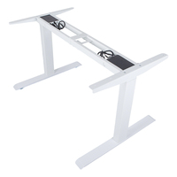 Table de bureau électrique réglable en hauteur Hetium, pliable, double moteur, moderne, durable, en bois, ergonomique, avec panneau de commande
