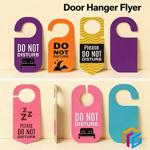 Affiche publicitaire personnalisée en carton pour <span class=keywords><strong>porte</strong></span>, imprimée en offset et en quadrichromie, pour usine d'impression - Product Image 3