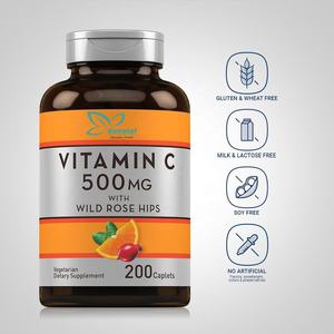 Kapsul Vitamin C kualitas tinggi dengan bahan <span class=keywords><strong>Rose</strong></span> Hips Ideal untuk suplemen kapsul Vegetarian energi harian pria dan wanita - Product Image 4