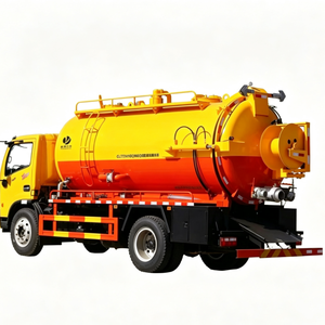 DF Manual Transmission Diesel-Powered Sewage Suction Truck with 4m Tank EURO 5 Emission 251-350HP 4x2 Drive Type - Product Image 1