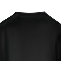 Robe Abaya Traditionnelle Arabe Musulmane Noire en Satin de Polyester Personnalisable pour Filles avec Broderie Dorée sur l'Épaule – Collection Automne