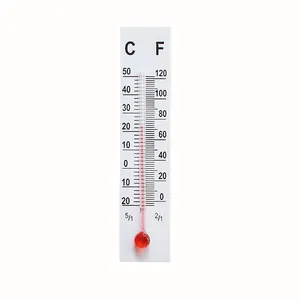 5cmX1.1cm Miniature Paper Cardboard Thermometer Dollhouse Indoor Wall Temperature Analysis Instruments