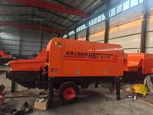 Bomba de hormigón con logotipo personalizado modelo 40 con motor diésel para proyectos de construcción de viviendas - Product Image 6