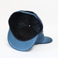 Casquettes Snapback Femme à Visière Courte en Tissu Satin Soie, Personnalisées avec Logo Brodé, 5 Panneaux, Visière Plate, Marque Propre OEM