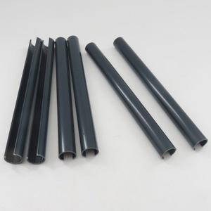 Copertura Decorativa per Tubo Radiatore in PVC Zincato da 15 mm con Anello Nascondi-Imperfezioni per Valvola Angolare 15300mm Grigio Scuro - Product Image 3