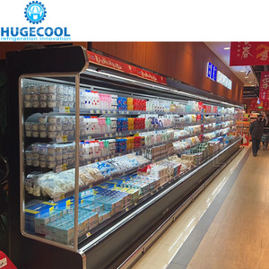Enfriador Vertical Multideck Tipo Remoto para Supermercados, Vitrina Abierta para Exhibición de Frutas y Verduras - Product Image 2