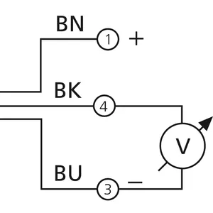 เซ็นเซอร์วัดระยะแบบเหนี่ยวนำความแม่นยำสูงรุ่น DCC08M04/10AK พร้อมเอาต์พุตกระแสและแรงดันไฟฟ้าแบบแอนะล็อก - Product Image 3