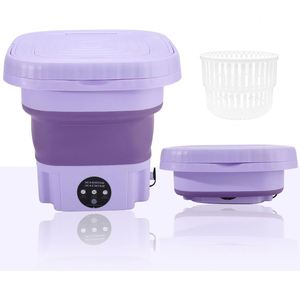 <b>Mini</b> Fully Automatic Portable Foldable Washing Machine Front-Loading Electric Manual Control 4.6-5.5kg Capacity Class Energy - Product Image 1