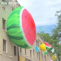 Meilleures ventes : Modèle de fruit gonflable géant en forme de pastèque pour décoration extérieure et publicité