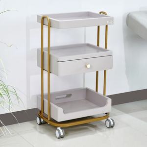 Zxm SS Multi-functional Beauty Salon Furniture Beauty Cart Shelf Mobile Beauty Spa <b>Trolley</b> - Product Image 1