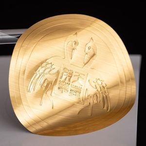 Etiquetas Adhesivas Redondas Personalizadas con Logotipo en Relieve Dorado, Impresión de Hojas de Etiquetas Impermeables, Venta al Por Mayor - Product Image 2
