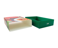 Fabricants d'emballages personnalisés pour aliments, pâtes et spaghettis, boîtes-cadeaux en papier avec plateau et étui