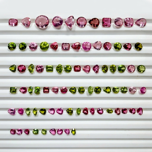 Pierres précieuses naturelles de haute qualité B U GEMS, tourmaline multi-facettes taille coussin, 2-4 carats, origine Afrique, lot en gros pour la mode - Product Image 2