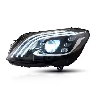 Fari LED Aggiornati per <span class=keywords><strong>Mercedes</strong></span> <span class=keywords><strong>Benz</strong></span> <span class=keywords><strong>Classe</strong></span> <span class=keywords><strong>C</strong></span> W205 15-21, Fari Modificati Full LED con Luci Diurne, Plug and Play - Product Image 2