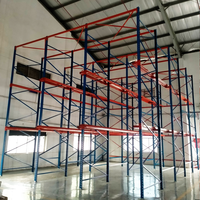 Étagère à palettes empilable en acier robuste pour entrepôt, rayonnage industriel pour stockage de marchandises, taille personnalisée, étagère de stockage commerciale