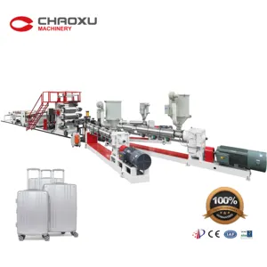 CHAOXU Hot selling ABS PC Er of Vier Lagen Plastic Vel Extruder Machine voor Bagage YX-23P