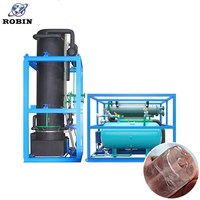 Machine à glace industrielle automatique pour la fabrication de glace en tubes de 10, 15, 20 et 30 tonnes pour boissons fraîches