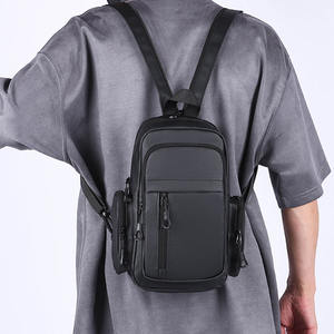 2025新着カスタム夏スタイルチェストバッグ多機能防水ジッパースリング男性用女性用アウトドアショルダー - Product Image 1