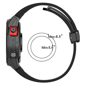Correa Magnética de 26mm 22mm para <span class=keywords><strong>Garmin</strong></span> Fenix 7 7X 6X Pro 5Plus 6S 7S 3 3HR <span class=keywords><strong>Forerunner</strong></span> 965 <span class=keywords><strong>945</strong></span>, Correa Deportiva de Silicona de Liberación Rápida - Product Image 6