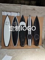 Planche de surf personnalisée en fibre de carbone et fibre de verre, design tendance, logo personnalisé, queue de vague