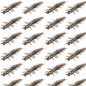 Leurres <span class=keywords><strong>de</strong></span> pêche Eupheng 2"/3" Hellgrammite, super réalistes, en plastique souple, pour jigging et drop shot, pack <span class=keywords><strong>de</strong></span> 20/12. - Product Image 1