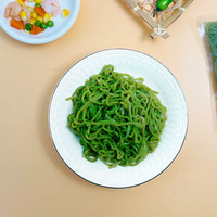 Nouilles Konjac Udon Saveur d'épinards Santé Repas rapide Low Carb Low Calorie Shirataki Nouilles instantanées