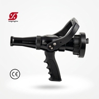 Pistolet à mousse d'air comprimé en alliage d'aluminium à poignée réglable, raccord de lance à eau haute pression, équipement de lutte contre l'incendie