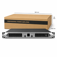 Amplificateur de puissance numérique de classe D 1U 2 canaux 4200W 8 ohms, amplificateur audio professionnel pour caissons de basses de scène, système de sonorisation PA