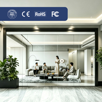 Turtech CASA3 80KG CE Kit Pembuka Pintu Geser Otomatis, Pintu Induksi Modern dari Paduan Aluminium untuk Rumah dan Kantor
