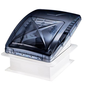 Hublot de ventilation de toit pour camping-car et caravane 12V 360*360mm de haute qualité avec télécommande pour remplacement et conversion - Product Image 2