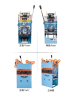 Machine manuelle de scellage pour gobelets de thé à bulles de 90 mm/95 mm