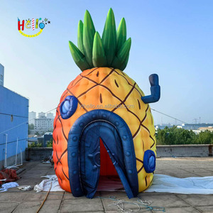 Xách tay <span class=keywords><strong>Inflatable</strong></span> dứa nhà quảng cáo <span class=keywords><strong>Inflatable</strong></span> trái cây dứa gian hàng khuyến mãi Lều để bán - Product Image 6