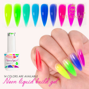 Gel de construction liquide néon d'été pour ongles Gel UV à durcissement rapide Constructeur de gel liquide - Product Image 2
