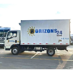 HOWO 4x2 Diesel Type Refrigerated Vehicle Long & Short Distance Delivery Truck For Frozen Goods - Product Image 5