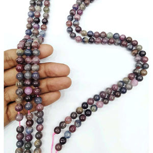 Turmalina multicolor, piedra facetada de colores arcoíris, ágata Mirani de la India (Rajasthan), tema amoroso. - Product Image 1