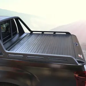 Roller Lid Truck Pick Up Bed Cover Tonneau Cover Electric Aluminium Alloy For Chevrolet Toyota DMAX For F150 Accessories Pickup