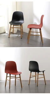 Modern Plastic & Metal Restaurant <b>Dining</b> <b>Chair</b> Hotel & Restaurant Furniture Durable Minimalist Design for Outdoor & School Use - Product Image 2