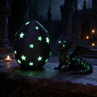Vashine Figurines d'animaux imprimées en 3D en PLA, Œufs lumineux, Ornements, Cadeaux, Jouets tendance, Figurines créatives, Jouets articulés