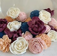 Fleurs de cerisier en bois de Sola faites à la main en gros pour diffuseur de parfum, bouteille de parfum, décoration intérieure
