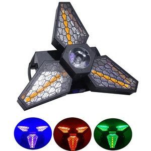 <span class=keywords><strong>Led</strong></span> Infinity xoay Retro Maple lá Strobe Chiếu sáng nền RGBW phát ra cho Câu lạc bộ Đảng Disco địa điểm tổ chức - Product Image 5