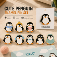 Muestra Gratuita, Diseño Personalizado, Moderno Estilo Feng Shui Anime, Broches de Aleación de Zinc Ecológicos y Personalizables