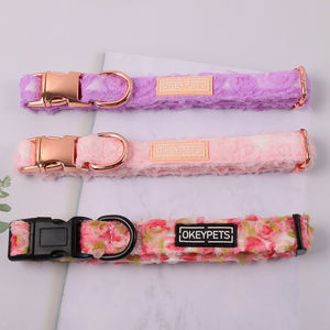 OKEYPETS Nouveauté Collier pour chien en métal avec boucle Accessoires pour animaux de compagnie Design luxueux durable Collier pour chien réglable - Product Image 6