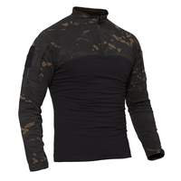 Nouveaux T-Shirts tricotés de Camouflage pour hommes Slim Fit vêtements pour hommes