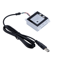 Module de scanner de code QR compact intégré LONVILL, lit le code de l'écran du téléphone, 2 LED blanches, module de lecture de codes-barres