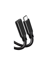 0.2m 4K 60Hz PD 100w USB 3.2 Gen2 10gbps Type C Mâle à C Femelle Câble d'extension pour ordinateur