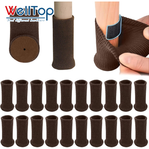 WELLTOP - Protectores <span class=keywords><strong>de</strong></span> Patas <span class=keywords><strong>de</strong></span> Mesa y <span class=keywords><strong>Silla</strong></span>, Antideslizantes, Color Marrón, para Pisos, Fundas para Patas <span class=keywords><strong>de</strong></span> Muebles <span class=keywords><strong>de</strong></span> <span class=keywords><strong>Escritorio</strong></span> - Product Image 1