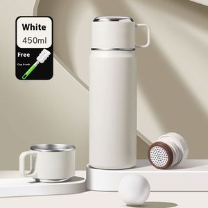 <b>Large</b> Capacity Stainless Steel Thermal <b>Flask</b> Portable Outdoor Sports Water Bottle with Handle and Lid for Bulk Use - Product Image 4