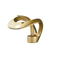 Keran Wastafel Modern Elegan Model Single-Hole Deck Mount Gaya Air Terjun dengan Tuas Tunggal untuk Kamar Mandi, Warna Hitam, Tembaga Solid, Katup Keramik